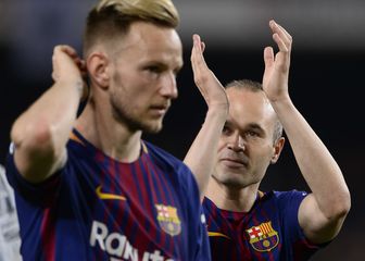 Ivan Rakitić i Andres Iniesta (Foto: AFP)