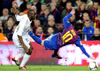 Lassana Diarra i Lionel Messi
