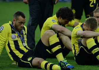 Tuga igrača Dortmunda nakon poraza u finalu