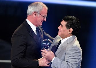 Claudio Ranieri i Diego Maradona