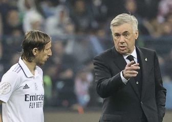 Luka Modrić i Carlo Ancelotti