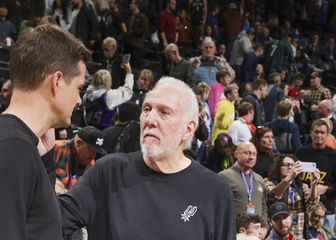 Will Hardy i Gregg Popovich