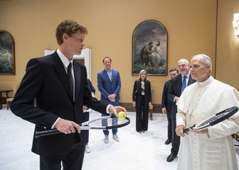 Jannik Sinner i papa Lav XIV.
