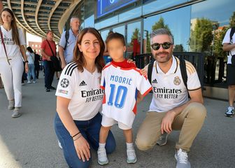 Modrićevi navijači u Madridu