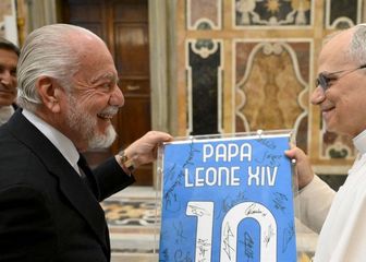 Papa Lav XIV. i Aurelio De Laurentiis