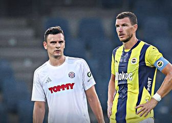 Filip Uremović i Edin Džeko