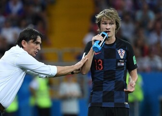 Zlatko Dalić i Tin Jedvaj