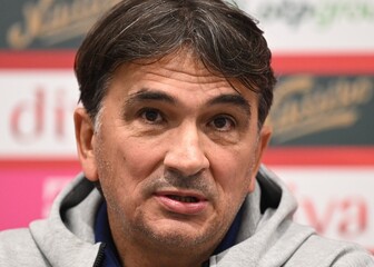 Podgorica, 16.11.2025 - Zlatko Dalic i Josip Sutalo na konferenciji za medije prije utakmice Crna Gora - Hrvatska