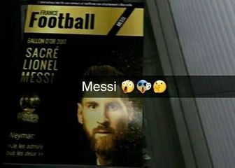 Messi na naslovnici France Footballa (Screenshot)