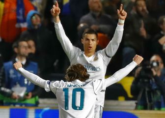 Luka Modrić i Cristiano Ronaldo (Foto: AFP)