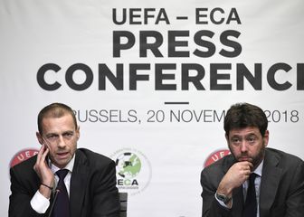 Čeferin i Agnelli (Foto: AFP)