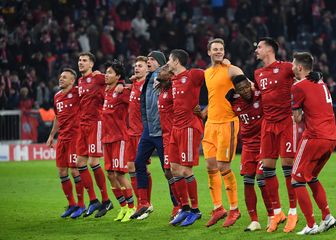 Igrači Bayerna slave pobjedu (Foto: AFP)