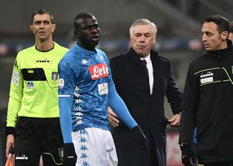 Kalidou Koulibaly i Carlo Ancelotti (Foto: AFP)