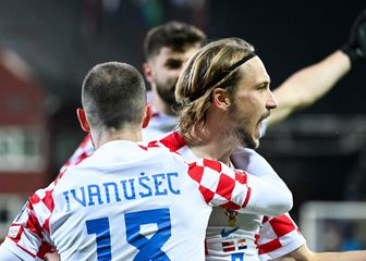Hrvatska slavi pogodak protiv Latvije