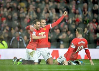 Juan Mata, Robin van Persie i Wayne Rooney