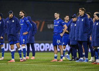Razočarani igrači Dinama nakon Celte