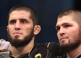 Islam Makhachev i Khabib Nurmagomedov