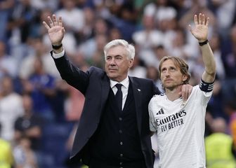 Carlo Ancelotti i Luka Modrić