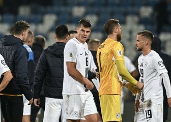 Razočarani igrači Slovenije