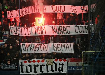 Hrvatski navijači u Podgorici