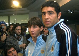 Lionel Messi i Juan Roman Riquelme