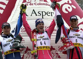 Ivica Kostelić pobjednik slaloma u Aspenu sa startnim brojem 64