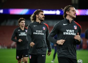 Igrači Atletico Madrida na treningu