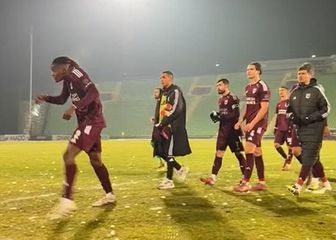 Igrači Sarajeva pod napadom gruda snijega