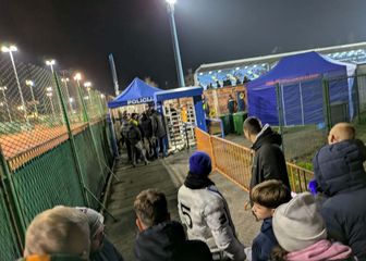 Navijači Osijeka u Vinkovcima