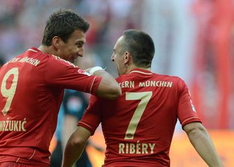 Mario Mandžukić i Franck Ribery