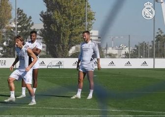 Luka Modrić na treningu Reala