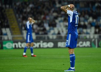 Dinamovi igrači nakon poraza u Prištini