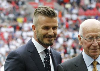 David Beckham i Sir Bobby Charlton