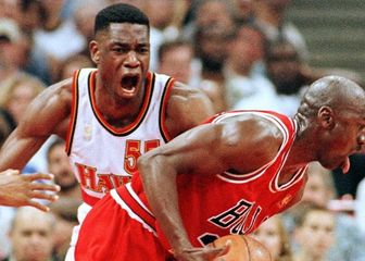 Dikembe Mutombo i Michael Jordan