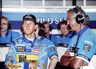 Michael Schumacher i Flavio Briatore