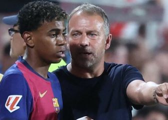 Hansi Flick i Lamine Yamal