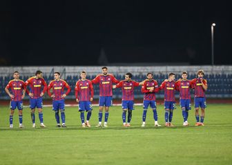 Igrači Hajduka tijekom raspucavanja jedanaesteraca