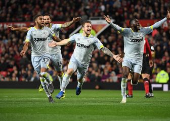 Derby County slavi pogodak protiv Uniteda (Foto: AFP)