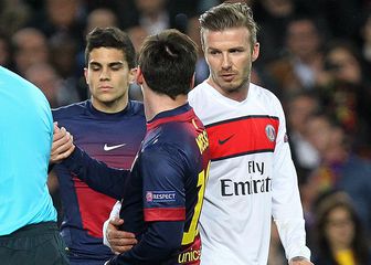 Lionel Messi i David Beckham (Foto: AFP)