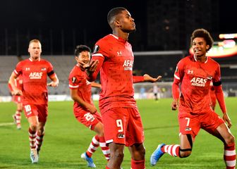 Myron Boadu, Calvin Steng i suigrači iz AZ Alkmaara (Foto: AFP)