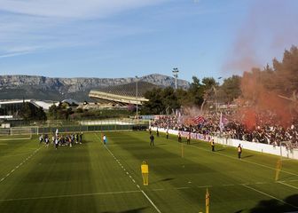 Torcida na treningu Hajduka