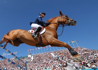 Julien Epaillard s konjem Dubai du Cedre na Olimpijskim igrama u Parizu
