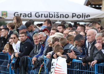 Navijači na utakmici Bilogora - Hajduk