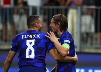 Mateo Kovačić i Luka Modrić