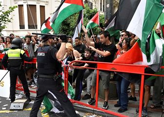 Protupalestinski prosvjednici na Vuelti