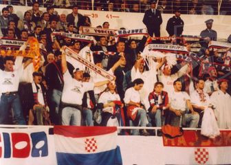 Torcida na utakmici Benfica - Hajduk 1994. godine