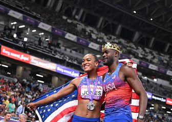 Rai Benjamin i Jasmine Jones