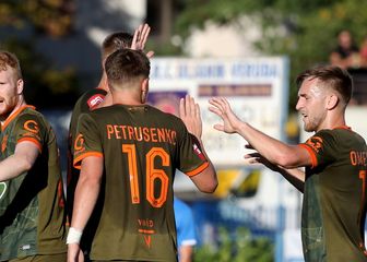 Igrači Osijeka na Verudi