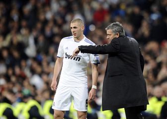 Jose Mourinho i Karim Benzema