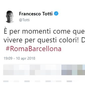 Totti na Twitteru